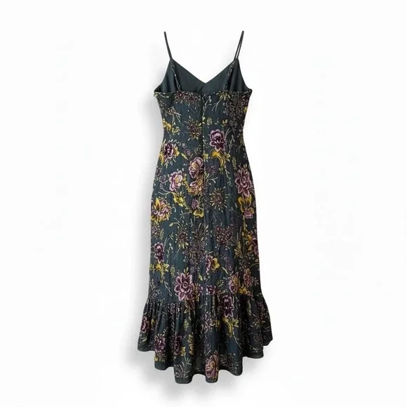 Betsey Johnson NWT Velvet Floral Burnout High-Low Dress Size 14 Prom Wedding - Picture 4 of 11